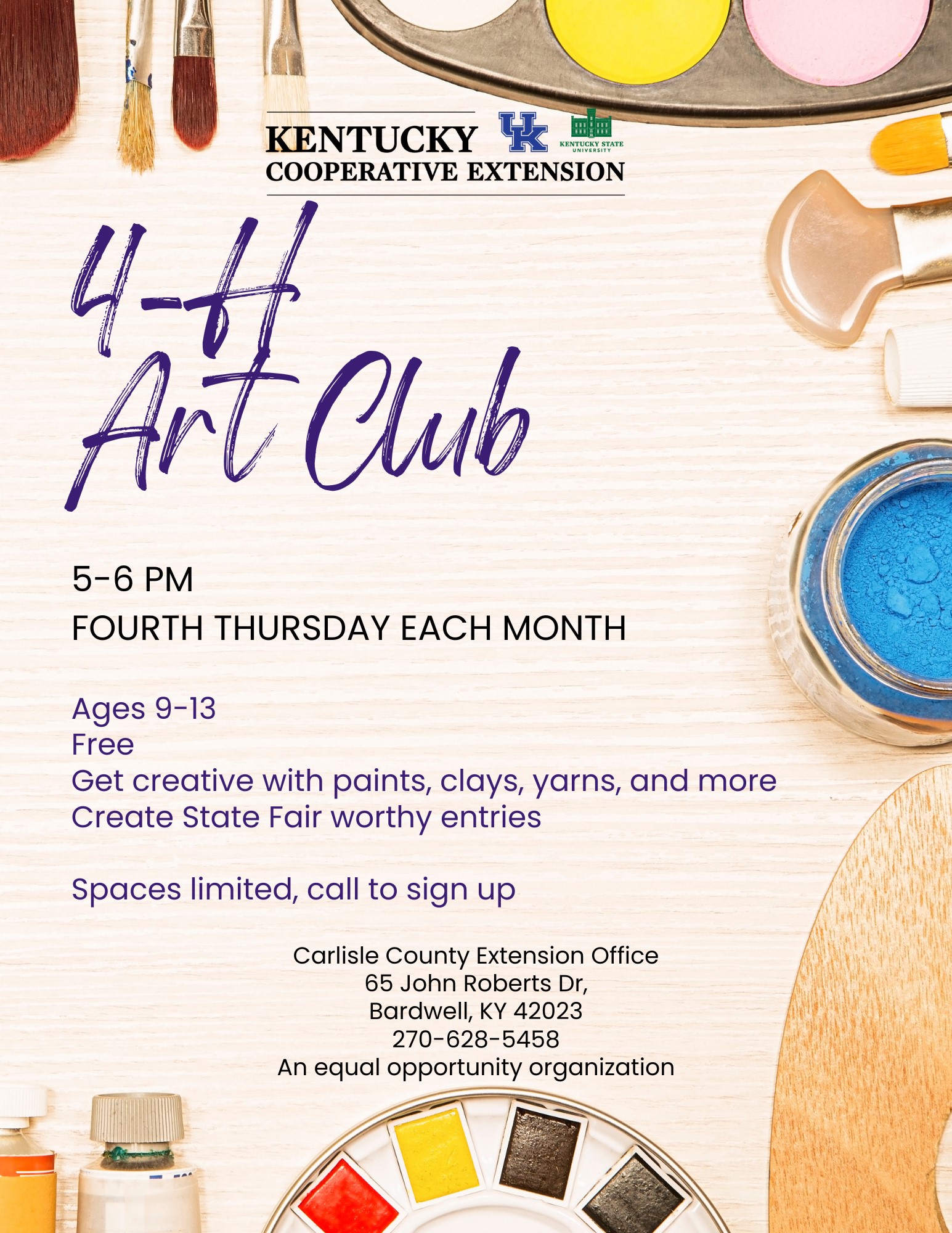 4-H Art Club