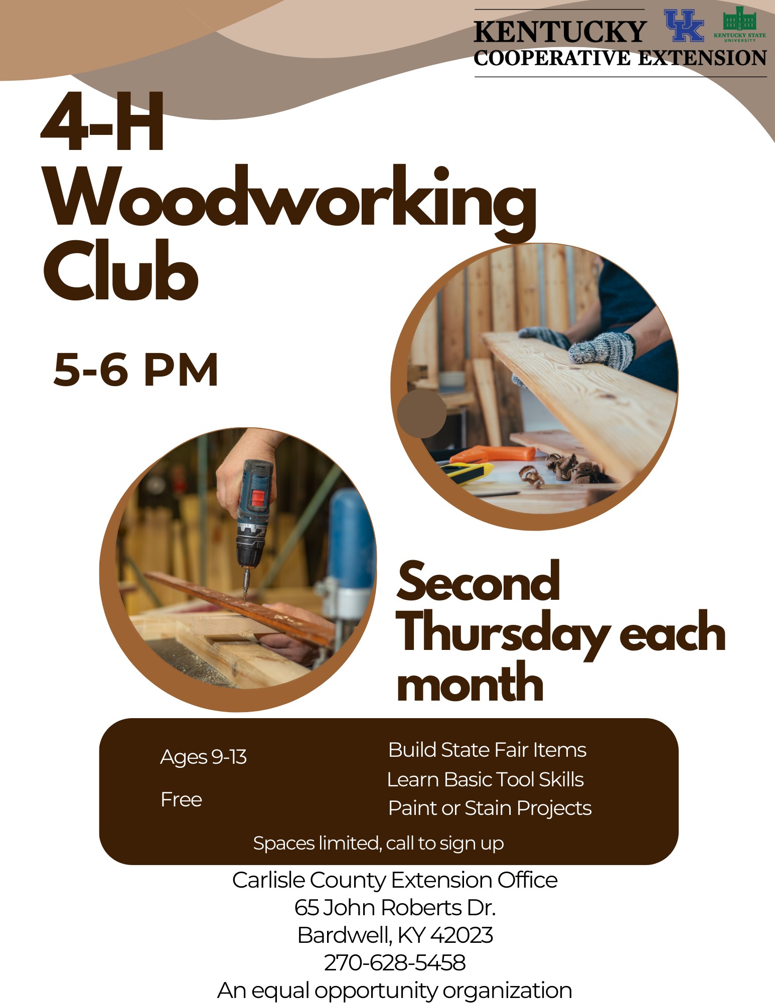 4-H Woodworking Club